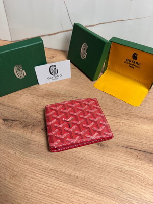 Goyard πορτοφόλι νέο, κόκκινο χρώμα