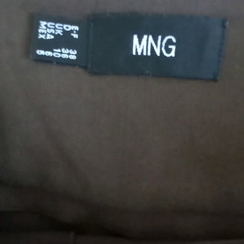 Mango skirt like new, chocolate brown, size M 38 10