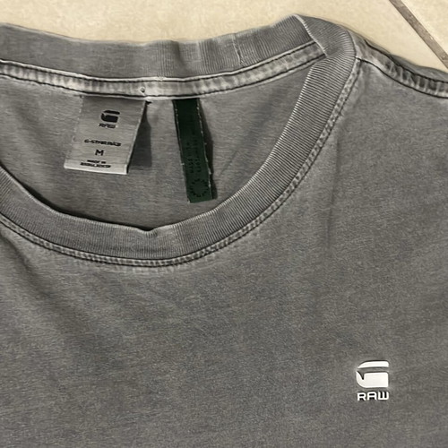 G-Star Raw Men T-Shirt washed grey size M like new