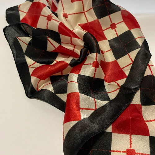 Alice in Wonderland scarf new 50.5x50.5 cm