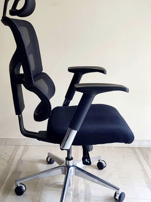Work Καρέκλα Γραφείου Lumbar Μαύρη