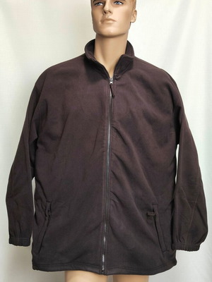 Ζακέτα φλίς Sol’s North 55000 5XL καφέ καινούργια με φερμουάρ