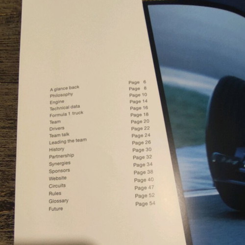 COLLECTIBLE magazine presenting the BMW F1 team through the team's Paddock!!