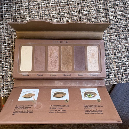 Miniature palette Sephora like new, brown earthy shades