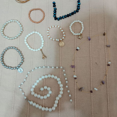 Fo jewelry used, bracelet and necklace set