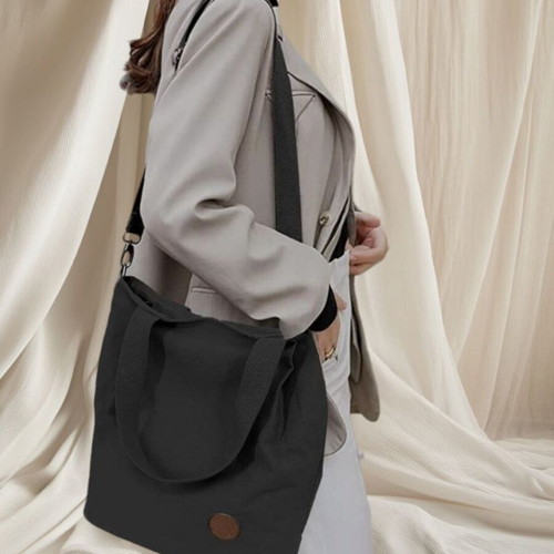 TAN.TOMI Shopper Bag black shoulder bag for women new