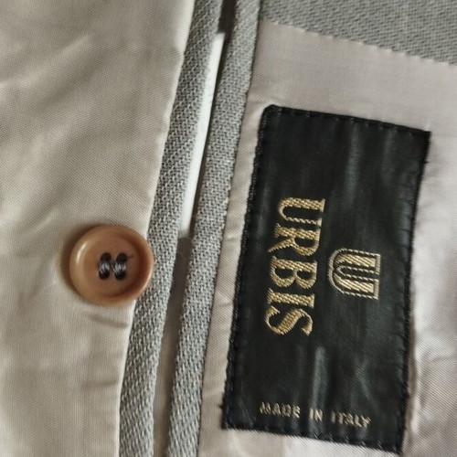 Urbis men's summer jacket size 48 like new, gray, made in Italy