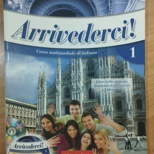 Italian books new for learning level A1-A2 with books and CD