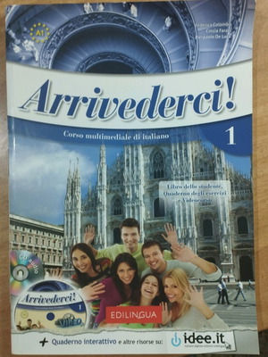 Italian books new for learning level A1-A2 with books and CD