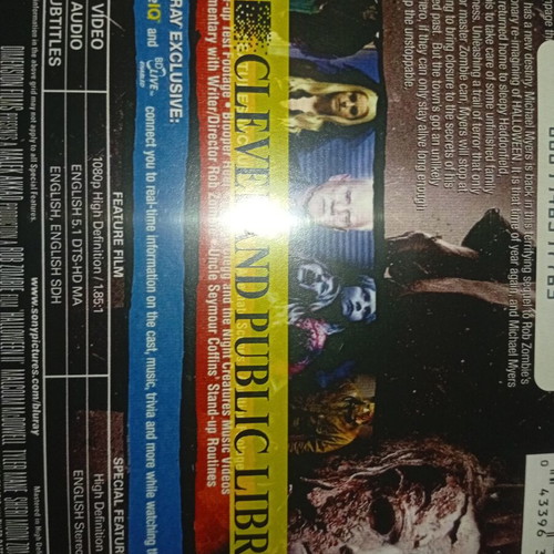 Halloween 2 Blu-Ray like new, English edition with subtitles