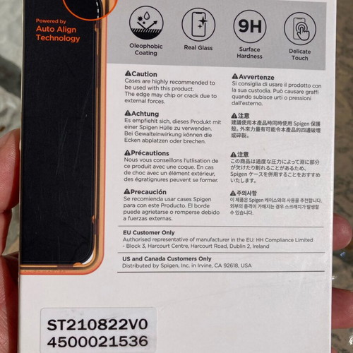 iPhone 14 Pro Max Spigen Full Face Tempered Glass new