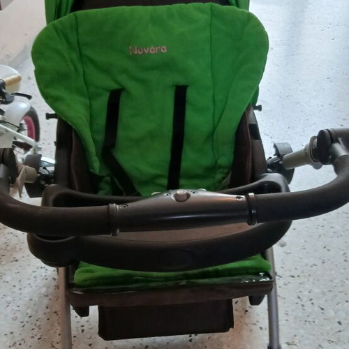 Beboulino Baby Stroller like new with adjustable handle and footmuff
