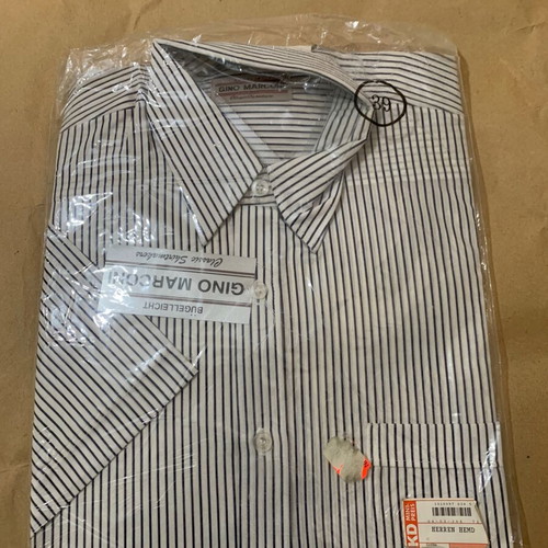 Men's short sleeve shirt new, multicolor, size 39
