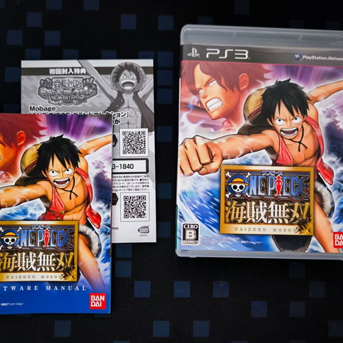 One Piece Pirate Warriors PS3 game like new, Japanese version NTSC-J
