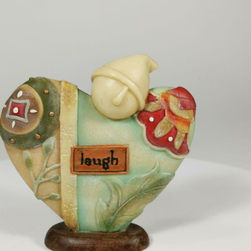 Take Heart Laugh decorative piece by Enesco used 2007