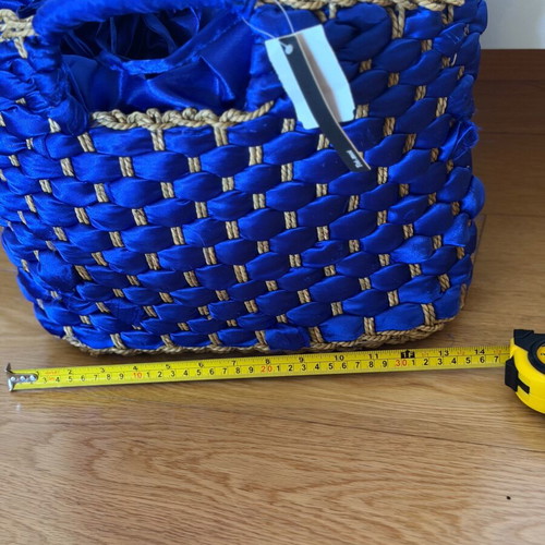 Straw bag Toi&Moi new, blue hand-held