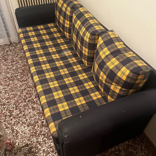 Sofa bed used with mattress included