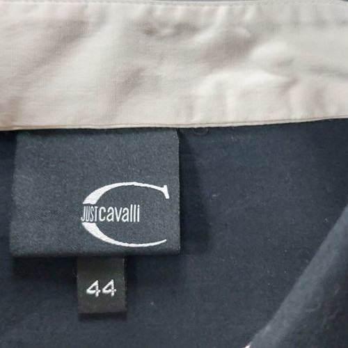 Just Cavalli shirt used, black, with cufflinks, XXL size