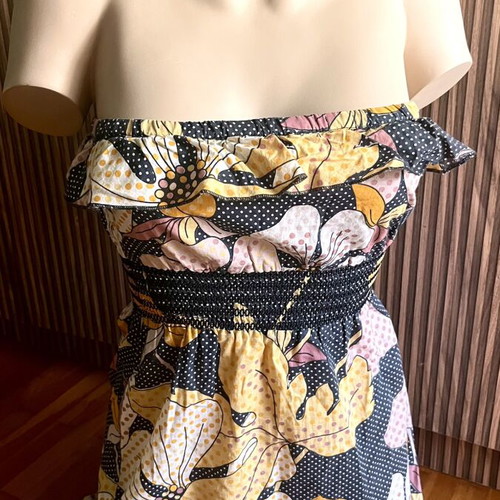 Roxy by Quiksilver Strapless Dress like new, size 10 (38 Medium), multicolor