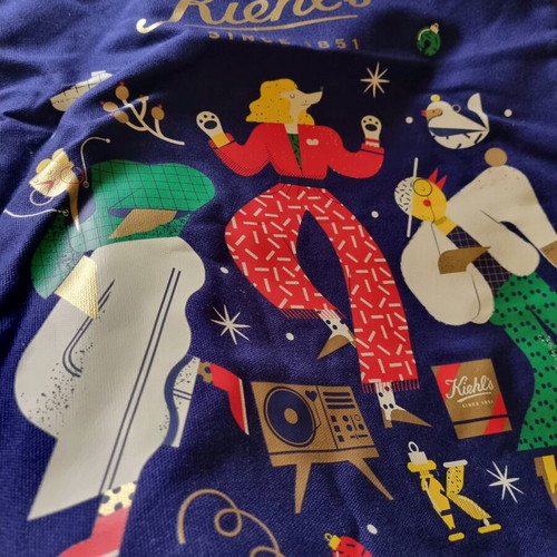 Kiehl's limited edition tote bag new with Maite Franchi design