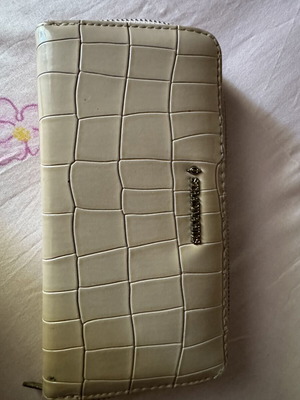Stradivarius women's wallet, beige