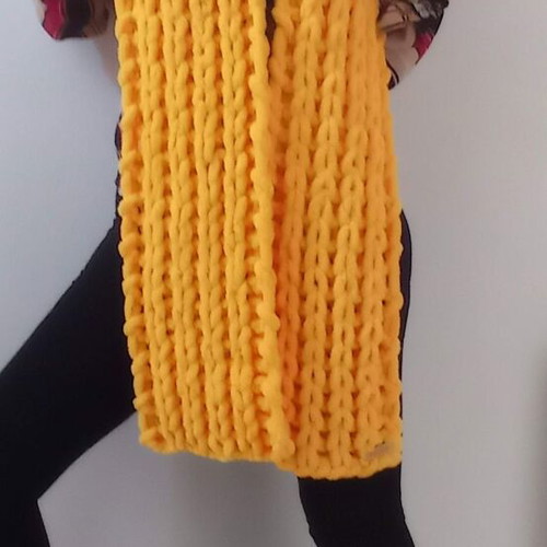 Handmade Alize Puffy Scarf made to order, ultra-soft hypoallergenic yarn