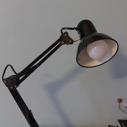 Black desk lamp