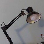 Black desk lamp
