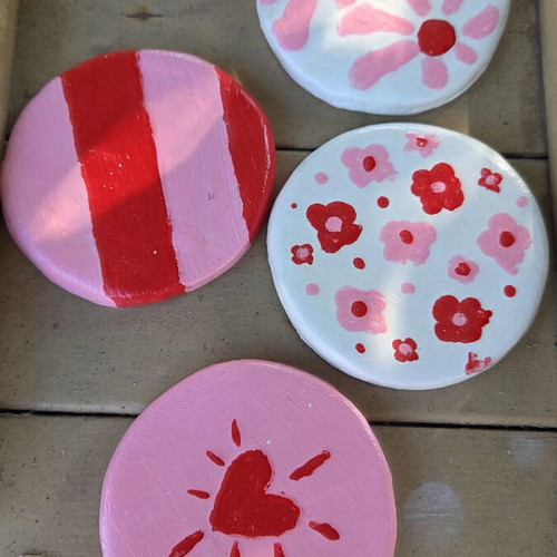 Handmade coasters set