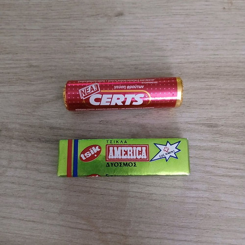 Certs candies and America gum new, 90s vintage pack
