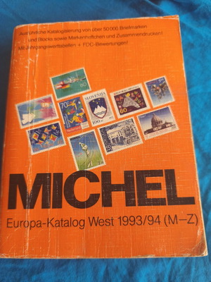 Stamp catalog 1993/94 used