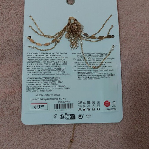 Necklace set new gold color