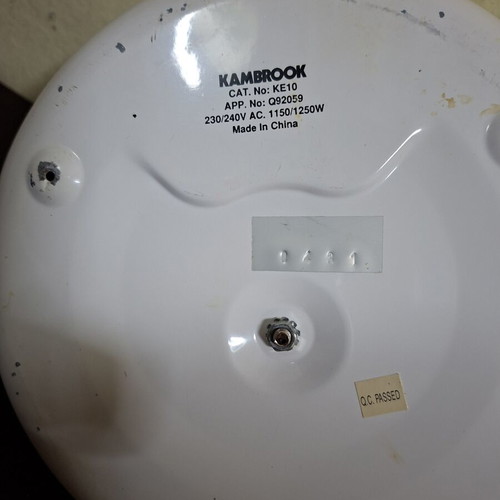 Kambrook KE10 vintage rice cooker used, white with red switch
