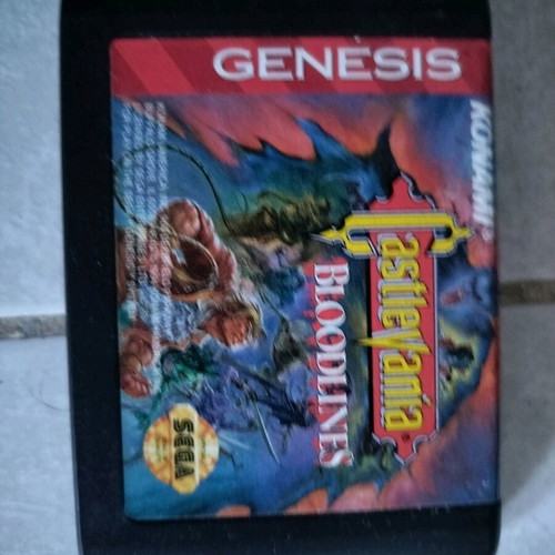Mega Sega Castlevania game cartridge like new
