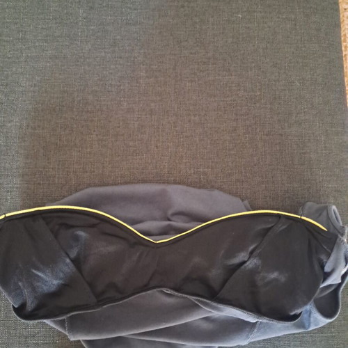 Miss Sixty elastic midi dress like new, grey with yellow trim