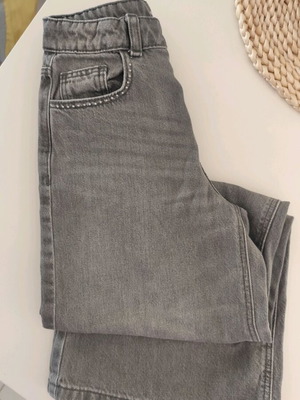 Jeans for girls used, grey wide legs, Republic of Denim