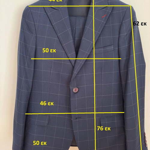 Italian suit DI-66 like new, size 48, blue