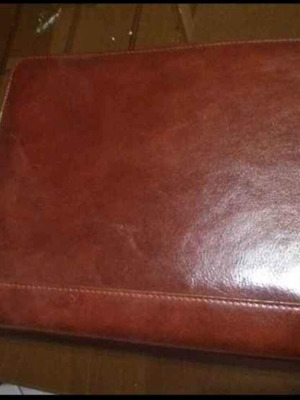 Leather agenda notebook
