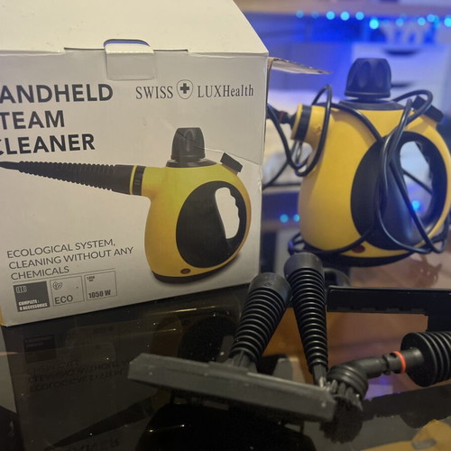 Swiss LuxHealth Handheld Steam Cleaner like new, 1050W
