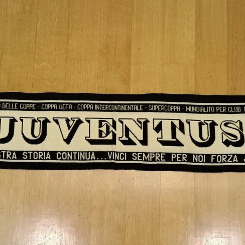 Juventus scarf 80s new, single-sided