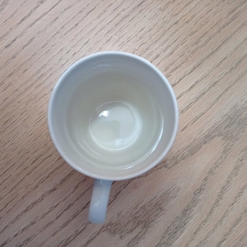 Cup mug new with leaf design