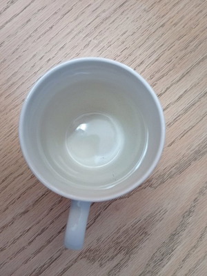 Cup mug new with leaf design