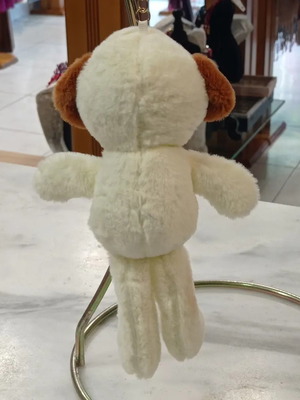 Plush dog keychain new