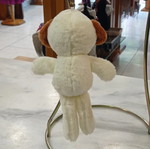 Plush dog keychain new