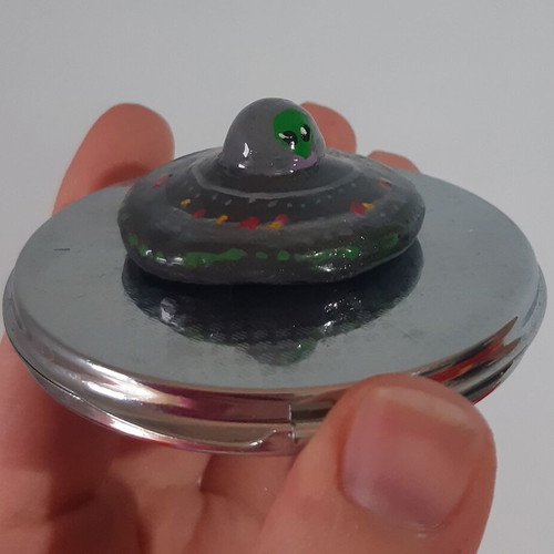 Handmade UFO Alien Charm new