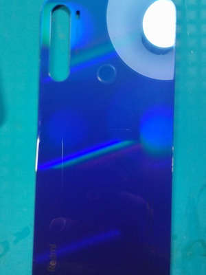 Redmi Note 8 Battery Cover blue like new with fingerprint sensor