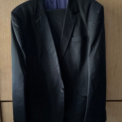 Berto Lucci suit used, black, size 52 with case