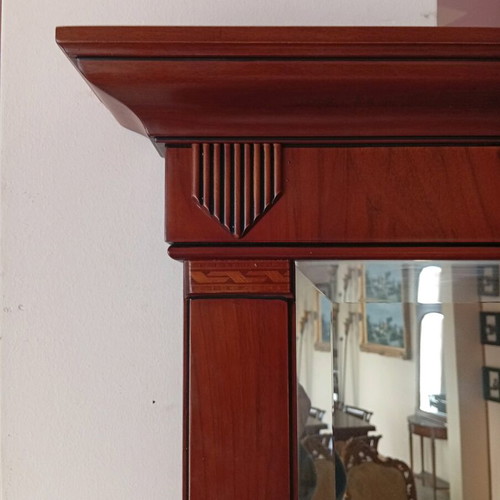 Buffet new with mirror and walnut veneer