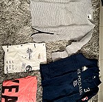  4 μπλουζάκια 2 Zara 1 H&M 1 us. polo assn ηλικία 8 ετών