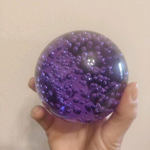Decorative sphere new with lighting and base